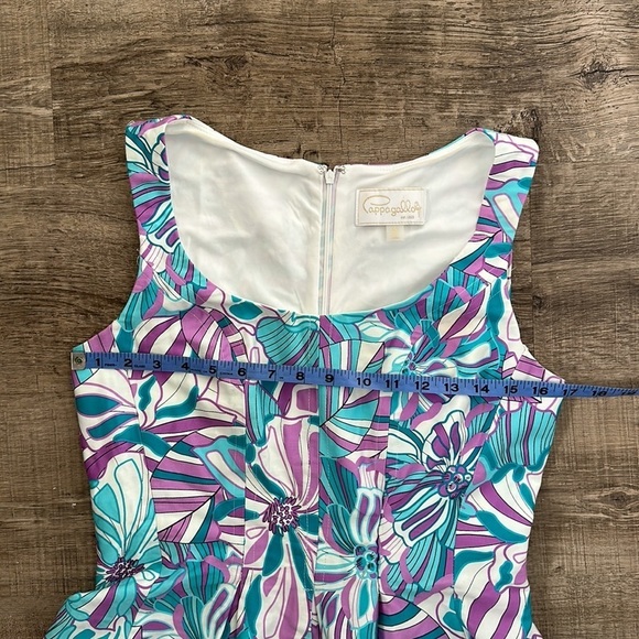 Pappagallo Dress, Bahama Blue Multi - Picture 3 of 9